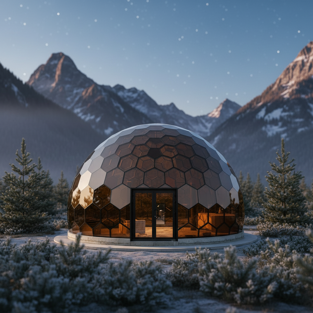 Solara AmberCell Premium Glamping Igloo Dome